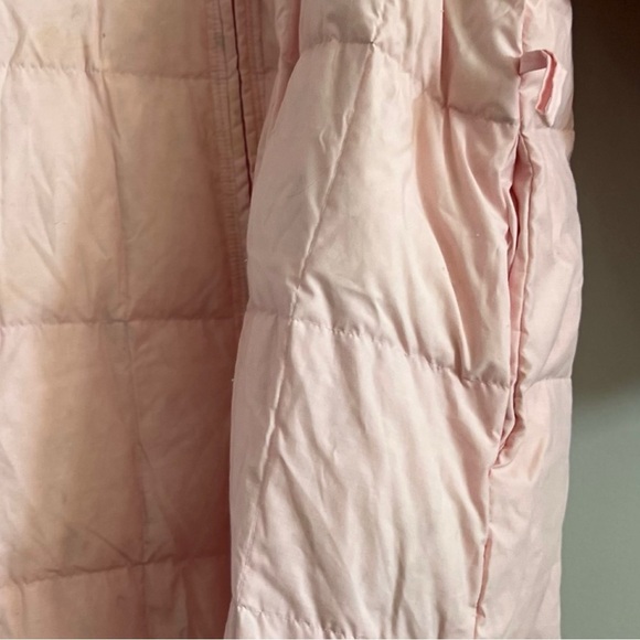 RARE VINTAGE L.L. Bean FREE PORT MAINE Feather Down Pink Pullover Pink jacket - Picture 5 of 6